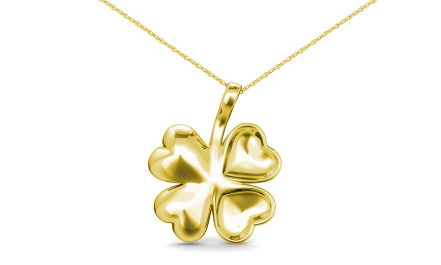Image 5: Four Leaf Clover Pendant 