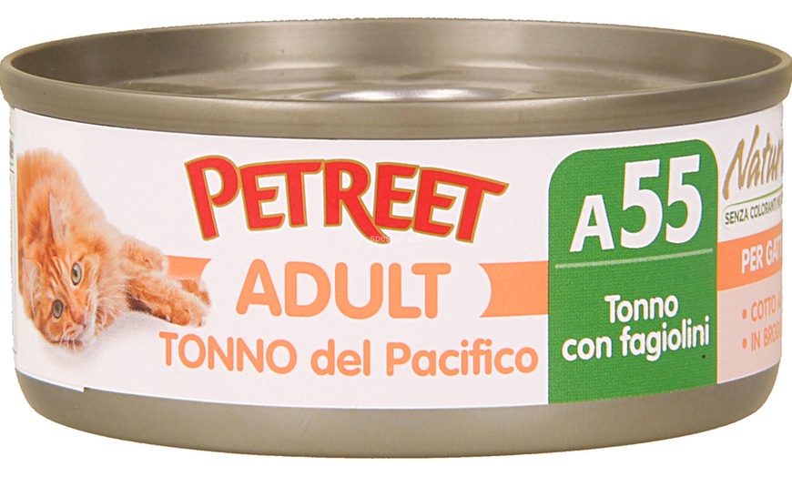 Image 20: Box Petreet per gatti con 60 scatolette da gusti misti