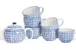 Set en porcelaine de Nicolas Spring contenant théière, 6 tasses avec soucoupes, pot à lait et sucrier, coloris au choix - Image 5