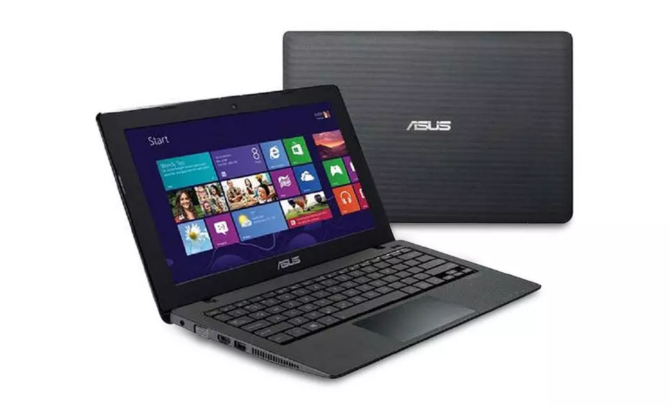 ASUS 11.6" Touchscreen Laptop with Intel Celeron N2830 CPU, 4GB RAM, and 500GB HDD (Manufacturer Refurbished) - Primary Image