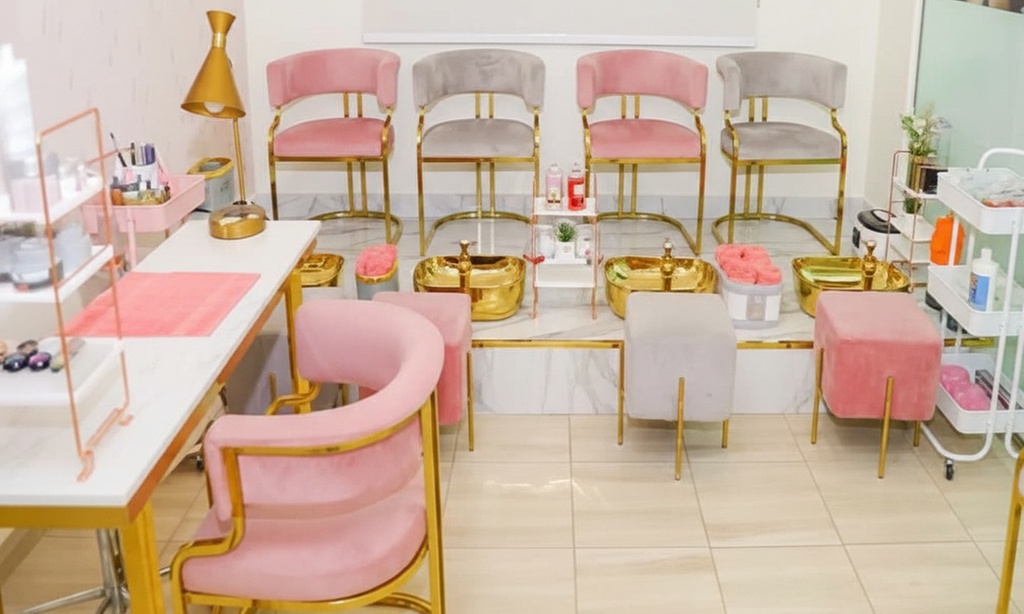 Classic or Gelish Manicure & Pedicure with Blow-Dry Packages