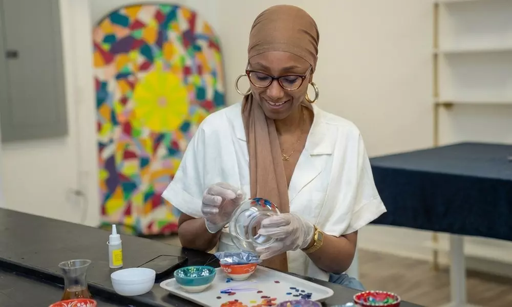 Create and Take Home Your Own Turkish Mosaic Lamp for One, Two or Four