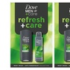 Image 5: One, Two, Three or Four Dove Men+Care Refresh+Care Duo Gift Set