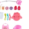 Image 6: Deao 14'' My First Baby Doll Play Set with 15-Piece Accessories 