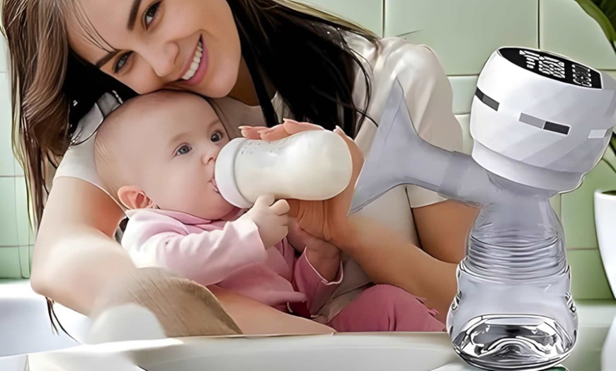 Image 5: Tire-lait électrique avec biberon 180 ml, 9 niveaux réglables