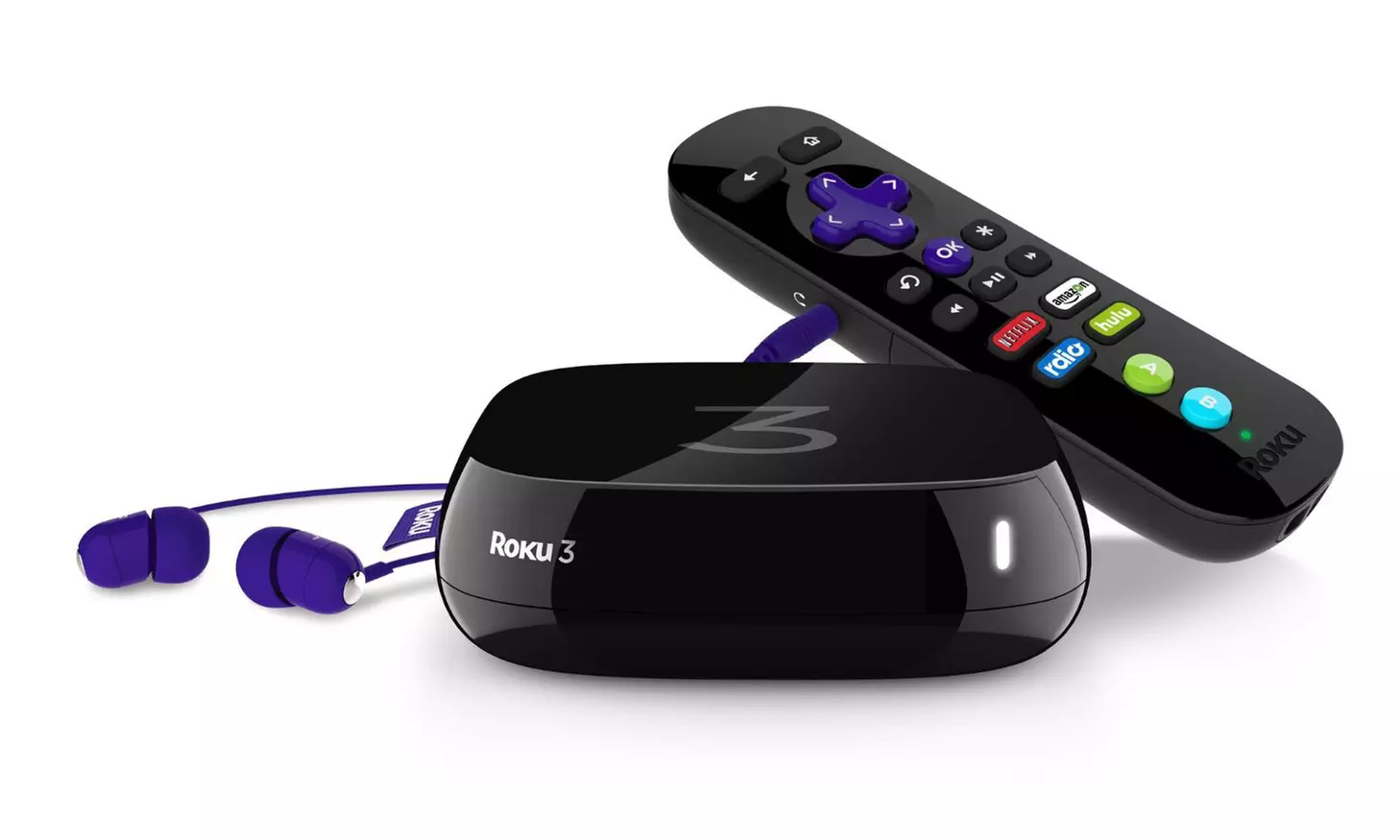 Roku 3 Streaming Media Player with One Month of Free Hulu Plus - Primary Image
