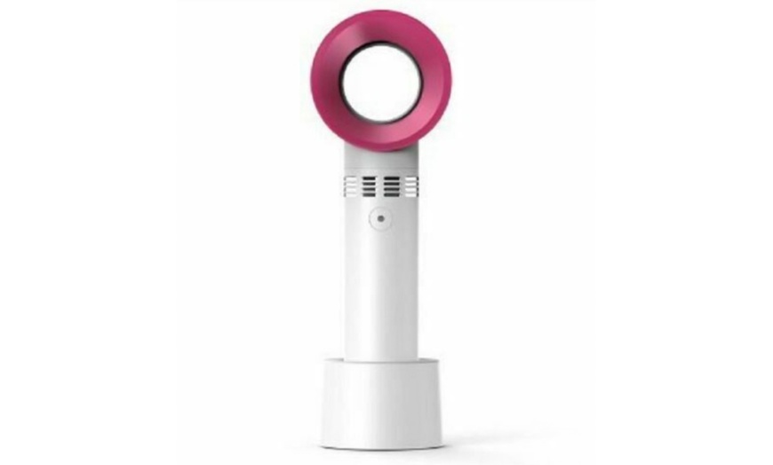 Image 12: Rechargeable Handheld Bladeless Fan