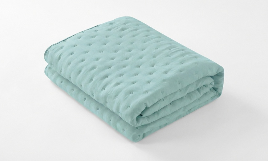 Image 2: Couvre-lit matelassé Soft double