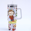 Image 5: 40oz Labubu-Design Stainless Steel Tumbler with Straw