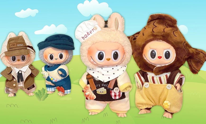 Image 4: Stylish Labubu Clothes & Accessories - Dress Up, Mix & Match Fun