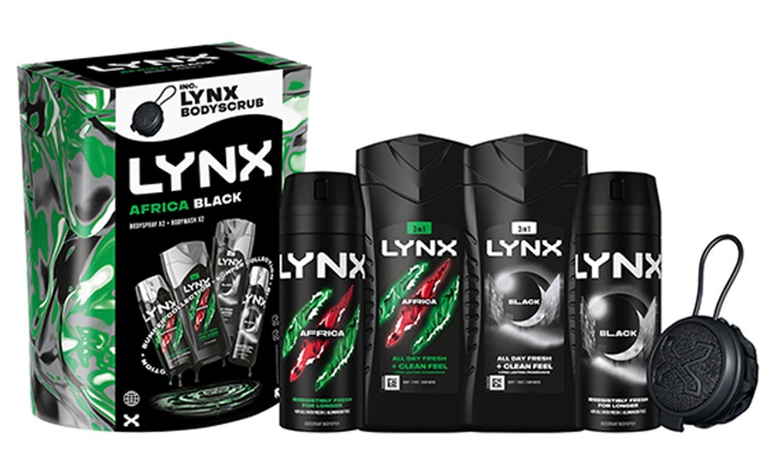 Image 1: Lynx Africa and Black Bumper Gift Set