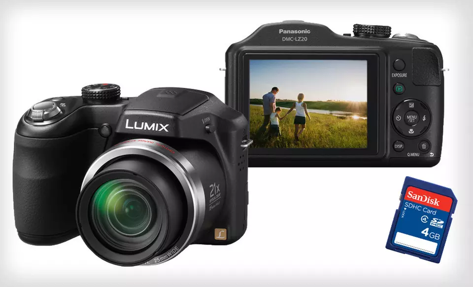 $159.99 for a Panasonic 16MP Camera with 21x Zoom & 4GB Memory Card ($275.98 List Price). Free Shipping & Free Returns. - Primary Image