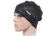 Flexible Adult Swimming Cap Waterproof Silicon Waterdrop Caps Hats - Second Medium