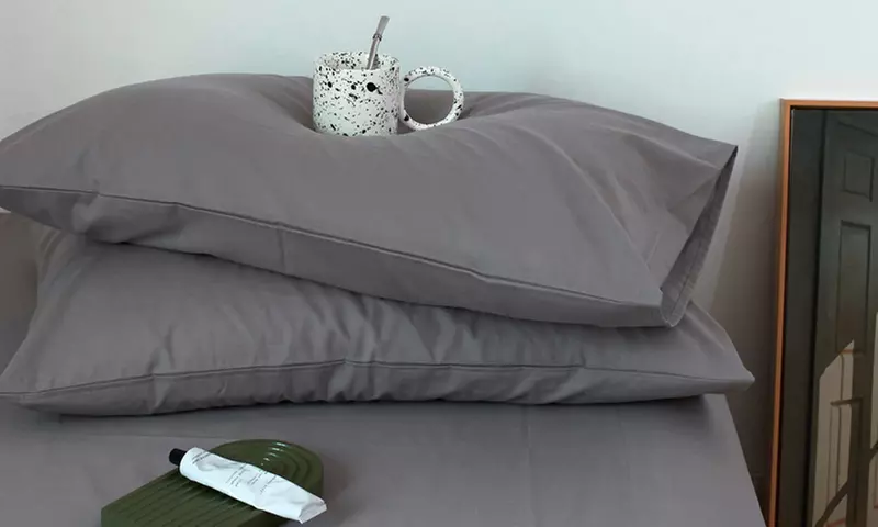 Pure Cotton 2 Piece Pillowcase Set