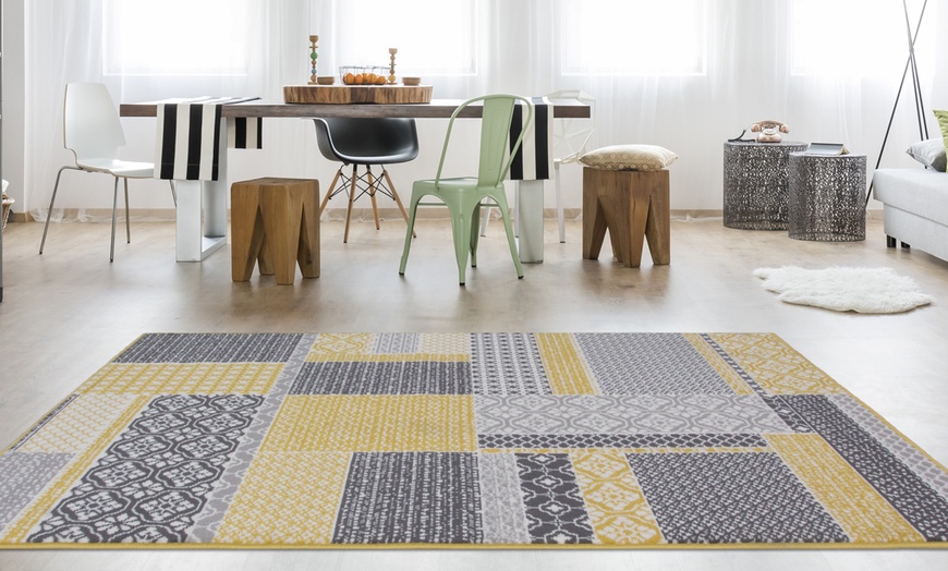 Image 5: Modern Ochre Rug