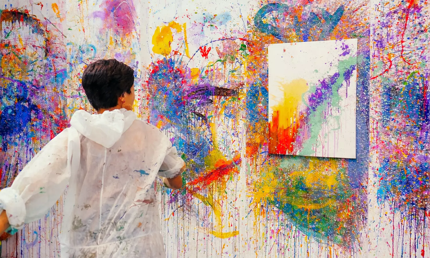 Sesión de Splash 1 o 2 lienzos para 1 o 2 personas