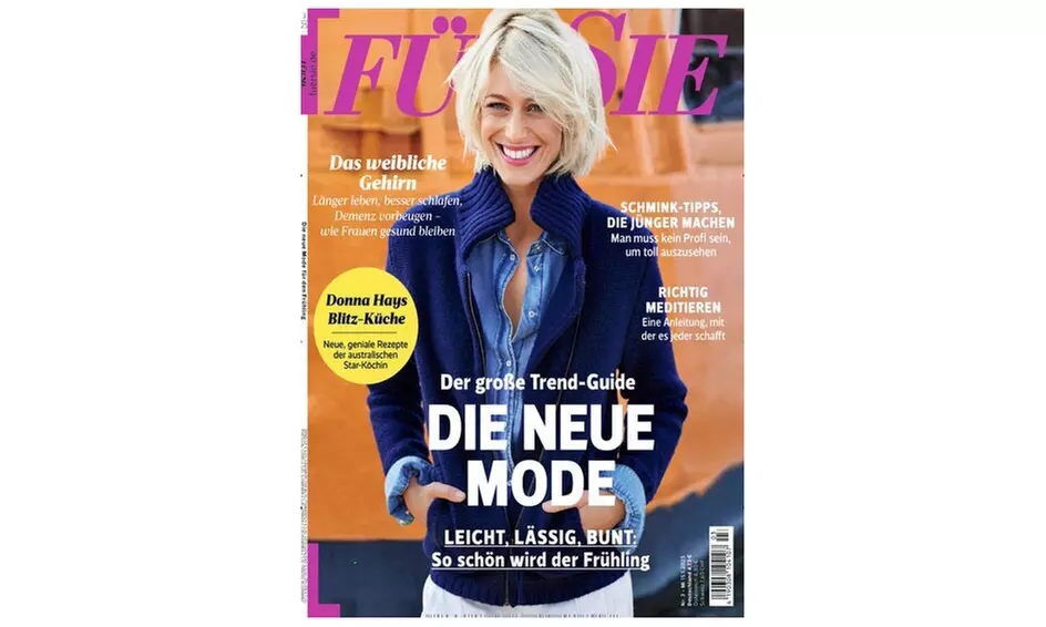 Jahresabo der Zeitschrift „Für Sie“ (24 Ausgaben) inkl. Versandkosten von ZEITSCHRIFTEN & co. (81% sparen) - Primary Image