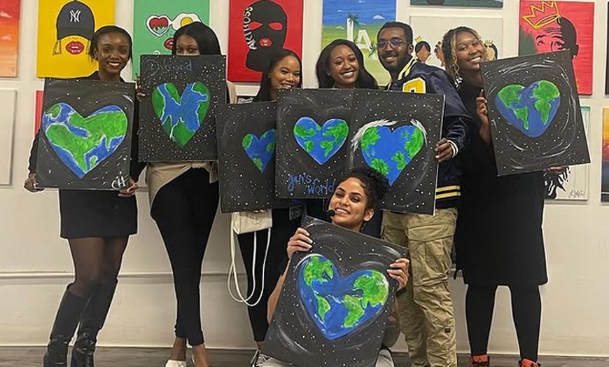 Image 4: Paint & Sip Experiences at LA's Celebrity Creative Hub
