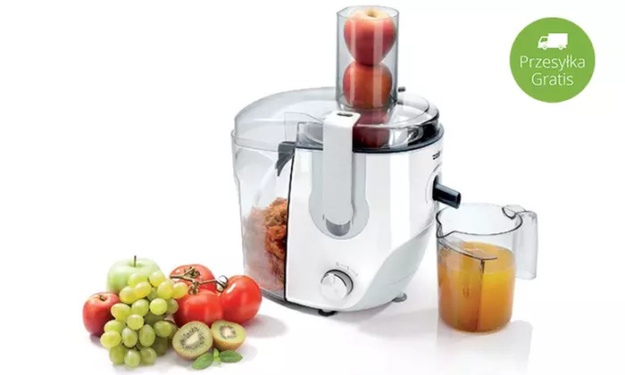 239,99 zł: sokowirówka Zelmer z 20% zwrotem oraz nóż do warzyw Fiskars w zestawie - Primary Image