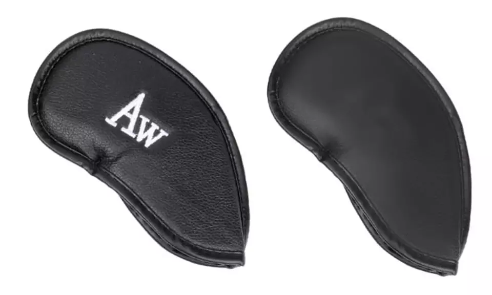 12x Golf Iron Head Covers Club Headcovers Set For Taylormade Callaway PU Leather