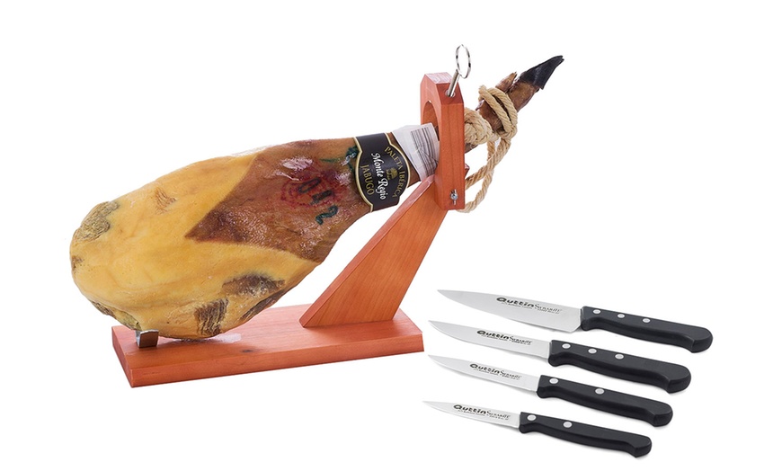 Image 5: Iberian /Serrano Ham & Knives Set