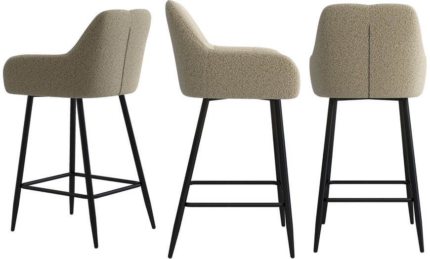 Image 13: Set di 2 sgabelli da bar Leo