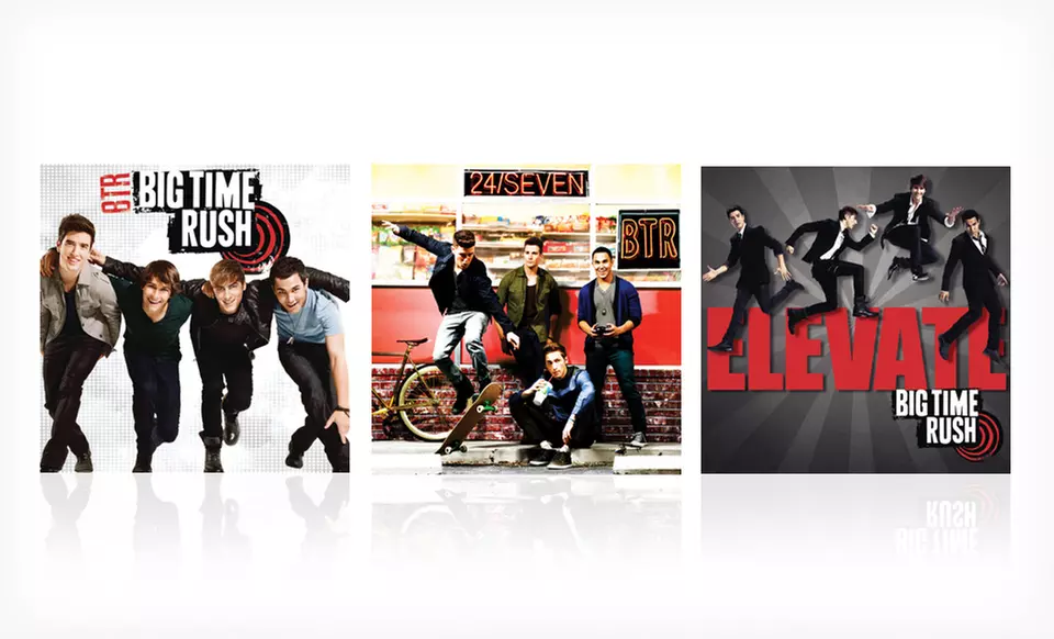 $25.99 for a Big Time Rush 3-CD Album Collection ($34.94 List Price). Free Shipping and Returns. - Primary Image