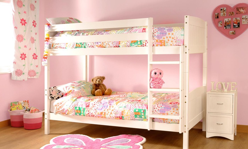 Image 8: Solid Pine Bunk Bed