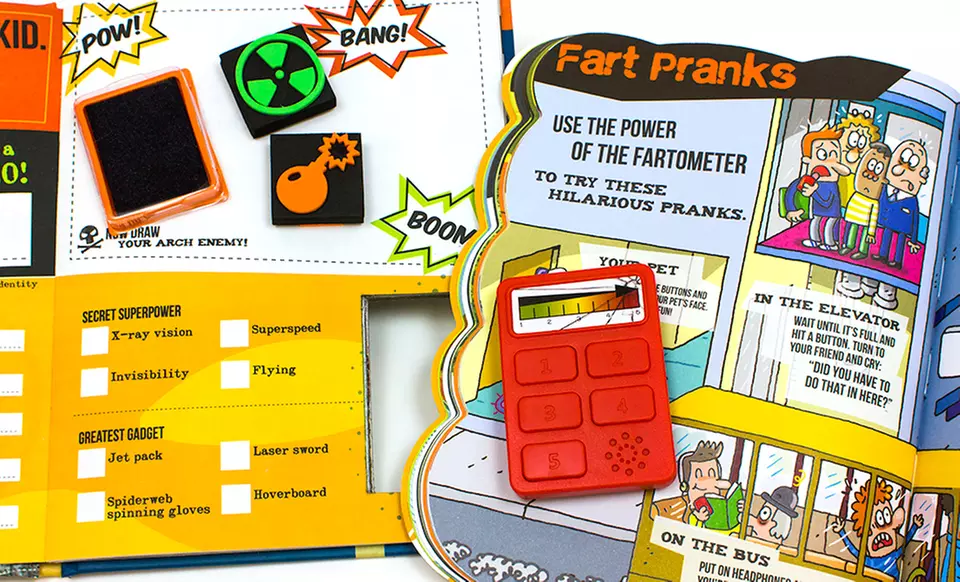 Boy Stuff Farts: A Noisy Guide and Trash This! Book Set - Second Medium