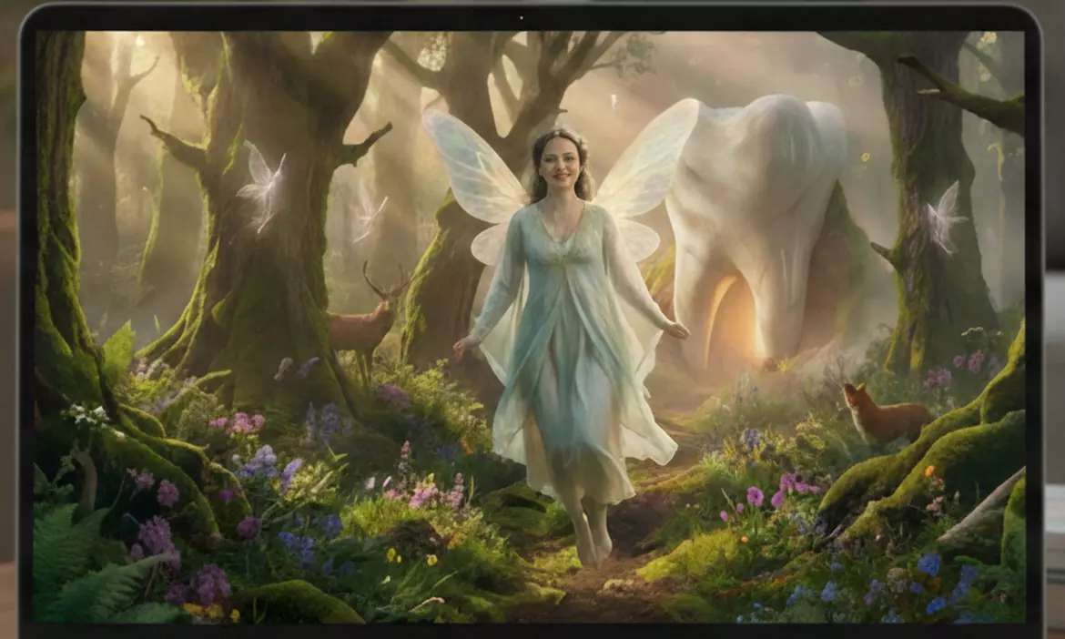 Personalisiertes Zahnfee-Video mit dem Namen des Kindes