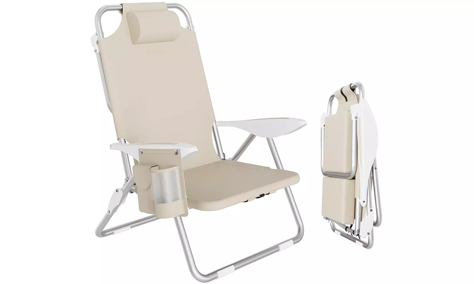 Spiaggina pieghevole con borsa termica integrata Bakaji