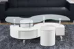 Madrid S-Coffee Table with Stools in Choice of Colour for £99.98 With Free Delivery (66%) - Image 3