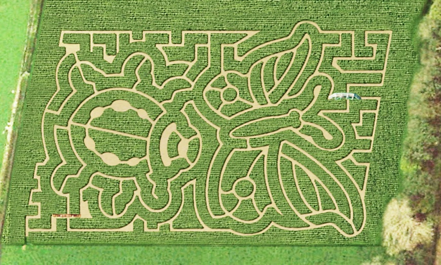 Image 1: Family Entry to Farm With Maze