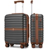 Image 26: Valise ou set 3 valises en ABS et PC avec design rayé Kono