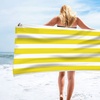 Image 9: Single Jersey Striped Summer Beach or Bath Towel