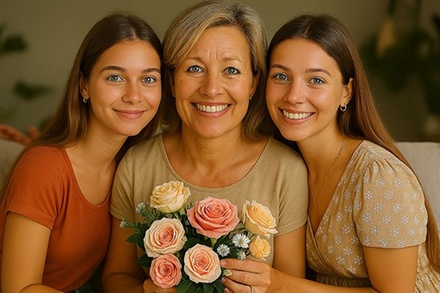 Feestelijke fotoshoot voor 1-5 personen - Fotostudio fotoshoot
