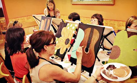Social Painting Class for One, Two, or Four from Oklahoma Canvas (Up to 62% Off) - Primary Image