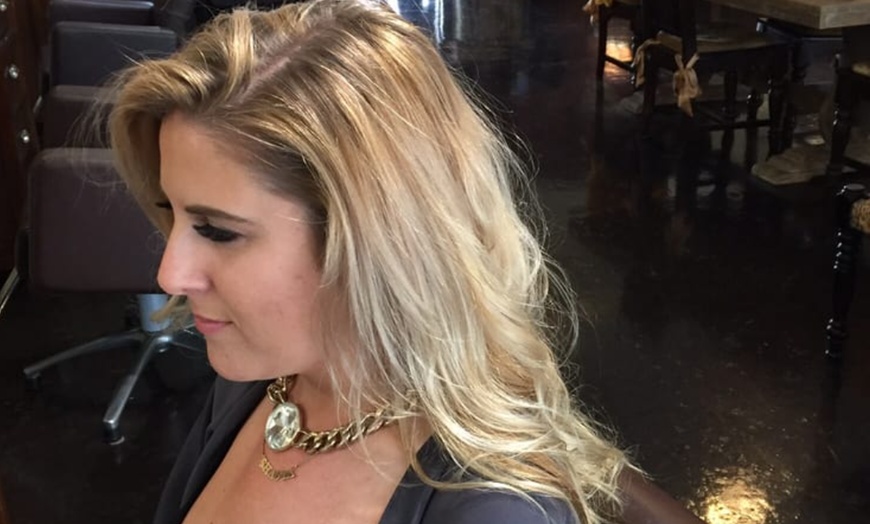 Image 1: Make ‘Good Hair Day’ Your New Normal with Partial Blonding & Blowdry