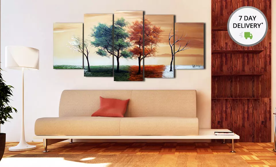 Fabuart.com ﻿Single or Multi-Panel Abstract Painting. Multiple Options Available. Free Returns. - Primary Image