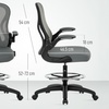 Image 4: Vinsetto Ergonomic Mesh-Back Chair