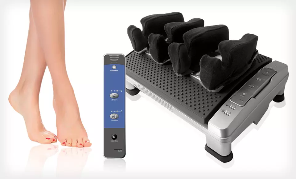 $99.99 for a Human Touch Foot Soother Elite Massager (HT-915) (Refurbished) ($369 List Price). Free Shipping & Returns. - Primary Image