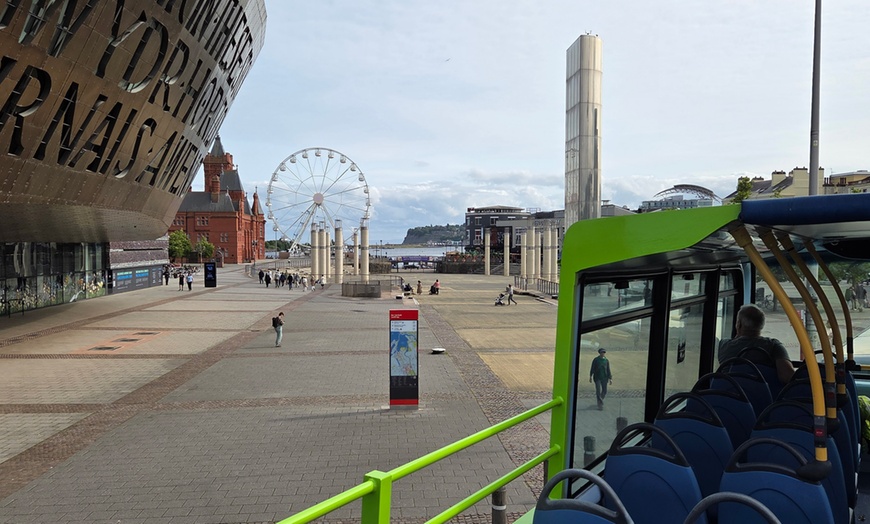 Image 3: Discover Cardiff in Style: Open-Top Sightseeing Bus Tour 