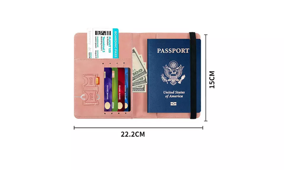 Porte-passeport étanche RFID