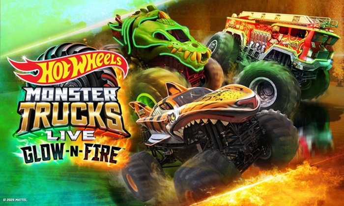 Hot Wheels Monster Trucks Live: Glow-N-Fire - Up To 46% Off