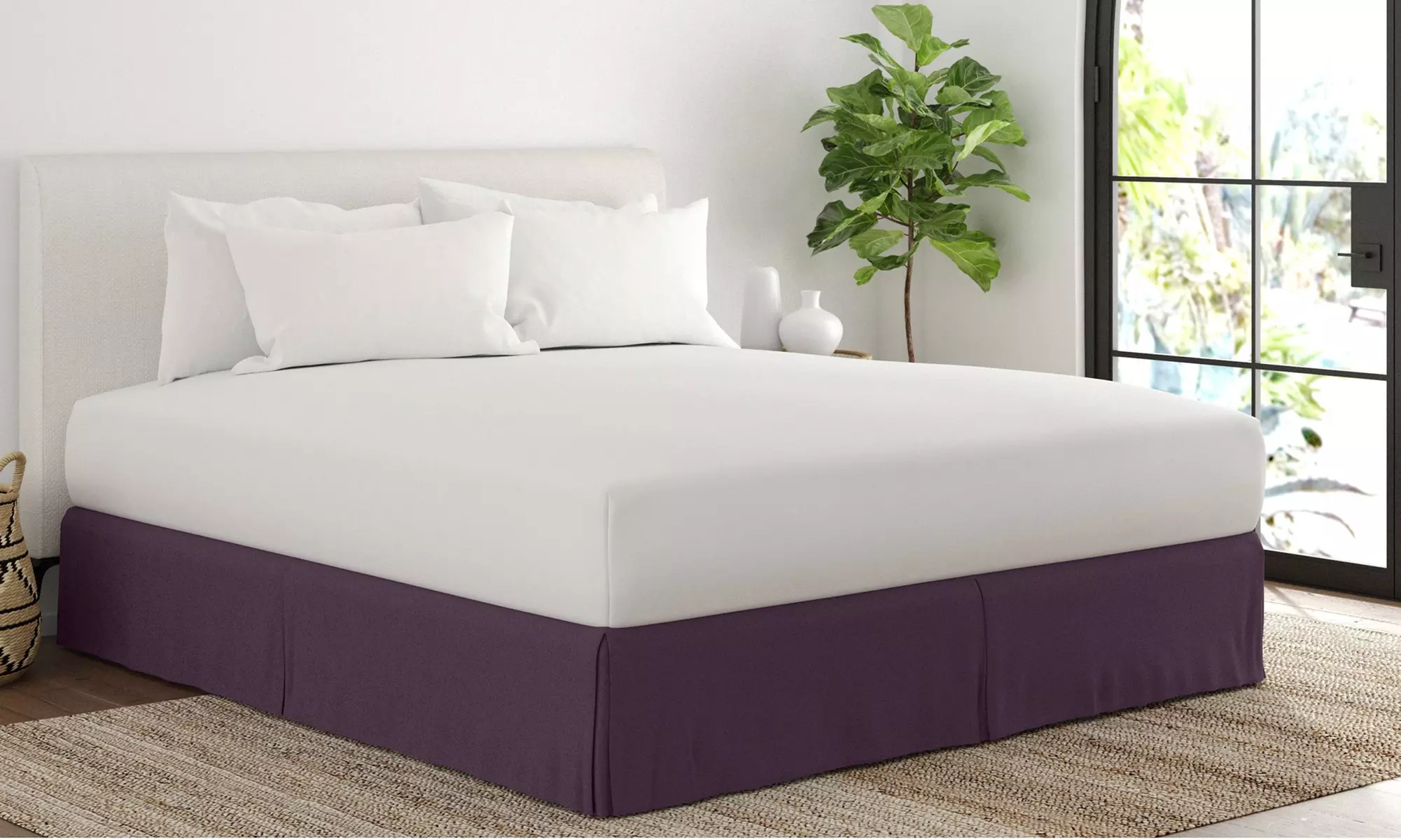 Merit Linens Premium Pleated Dust Ruffle Bed Skirt in 13 Colors