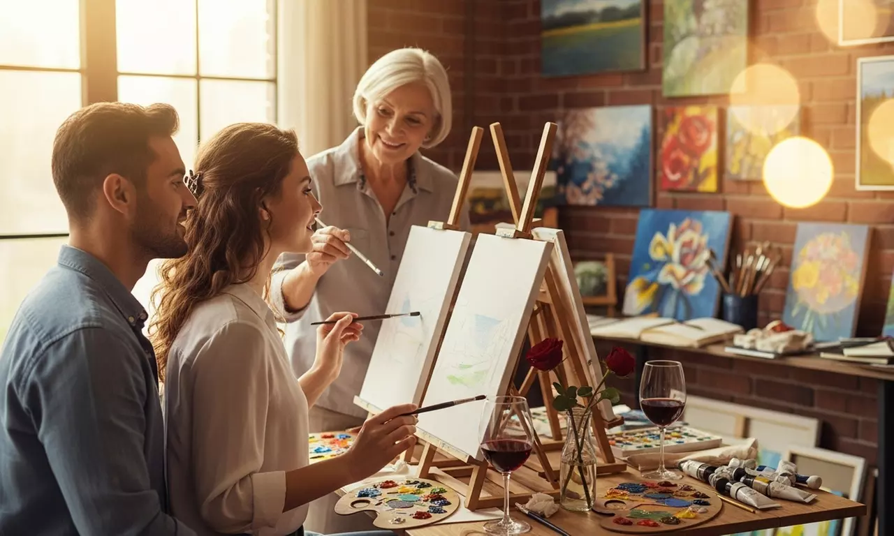 90 Minute Painting Experience for One, Two, or Four People at Life and Styles - Up to 38% Off - Primary Image