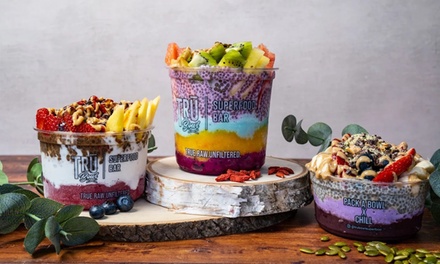 $20 Towards Food and Drinks - TRU Bowl Superfood Bar - Huntington Beach