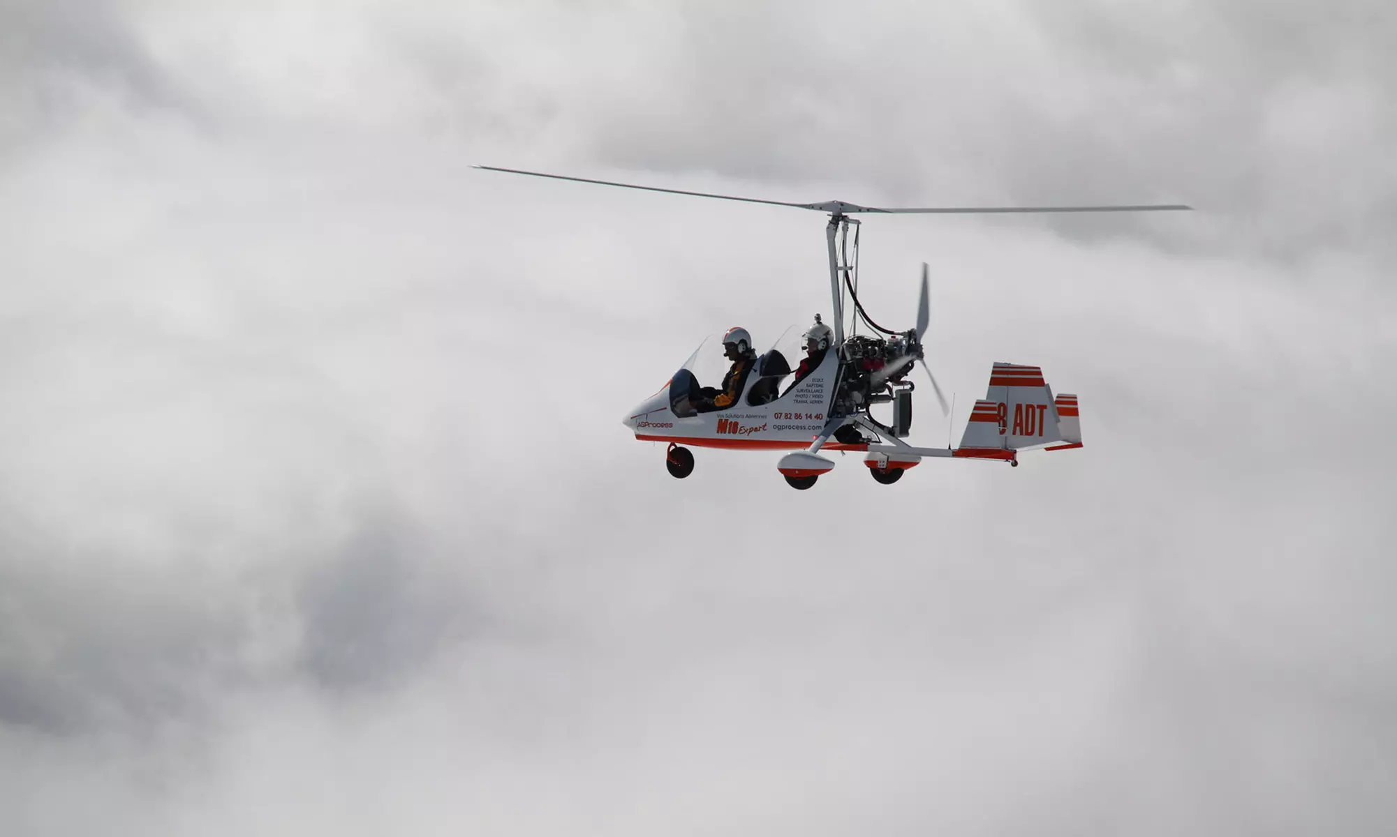 Vol en autogyre, sensations fortes !
