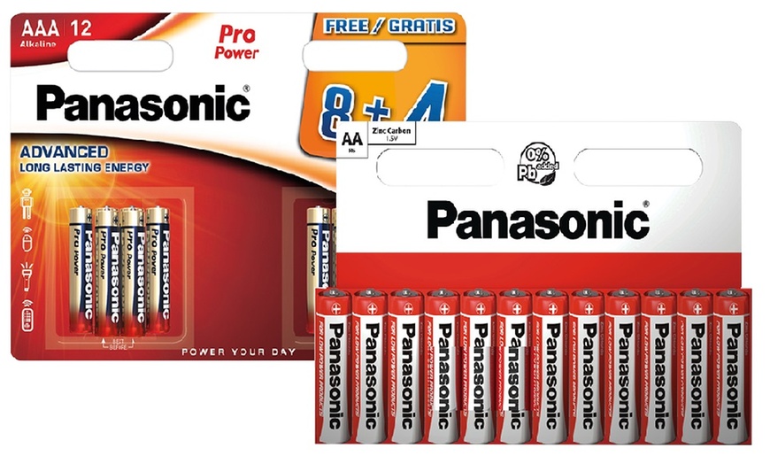 Image 1: Panasonic Gold Batteries