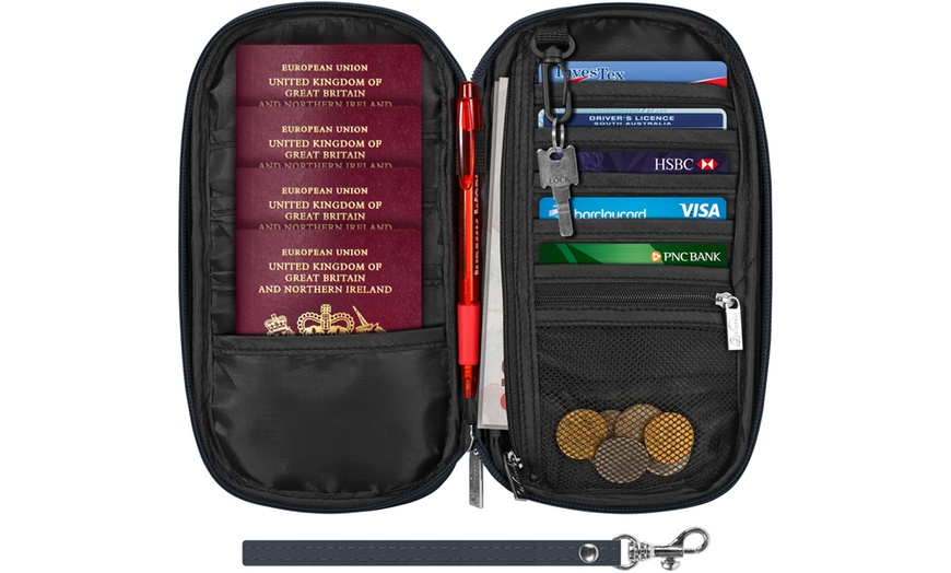 Image 38: Multifunctional Passport Holder and Wallet